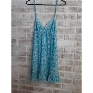 Studio Donatella Baby Doll Nightgown Lace Edge sz S